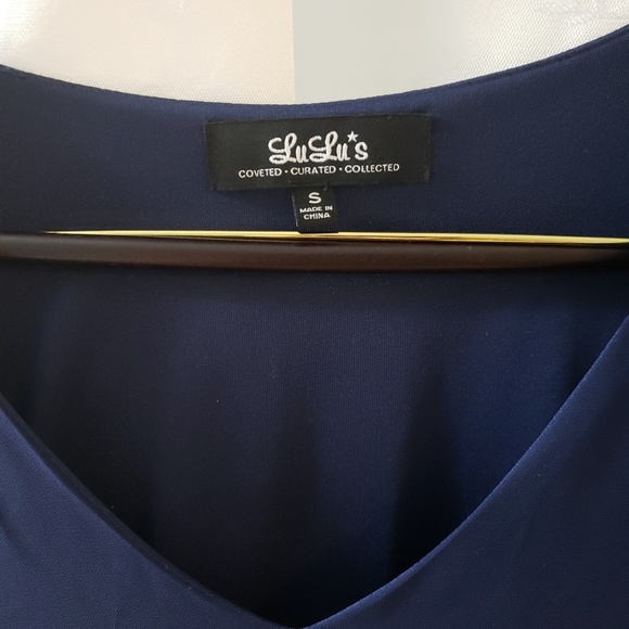 LULU'S Navy Sheath Long Sleeve Dress - Picture 5 of 6